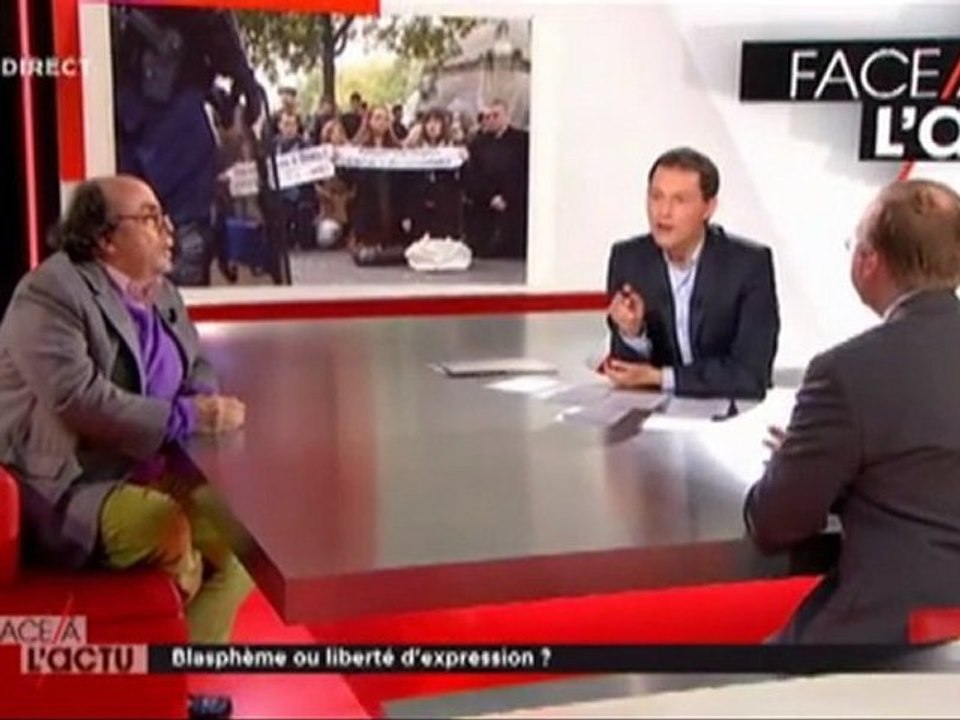 Alain Escada (Civitas) - face à - Jean Michel Ribes (Golgota Picnic)
