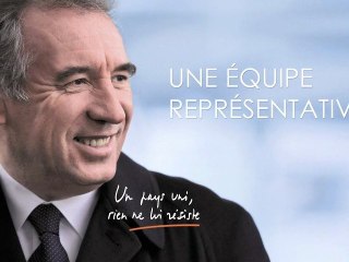 François Bayrou - clip de soutien - une équipe représentative