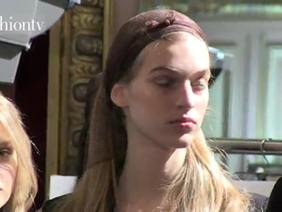 Barbara Bui Hair & Makeup at Paris FW Fall 2012 | FashionTV