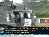 Partieron helicópteros a recoger a liberados por FARC