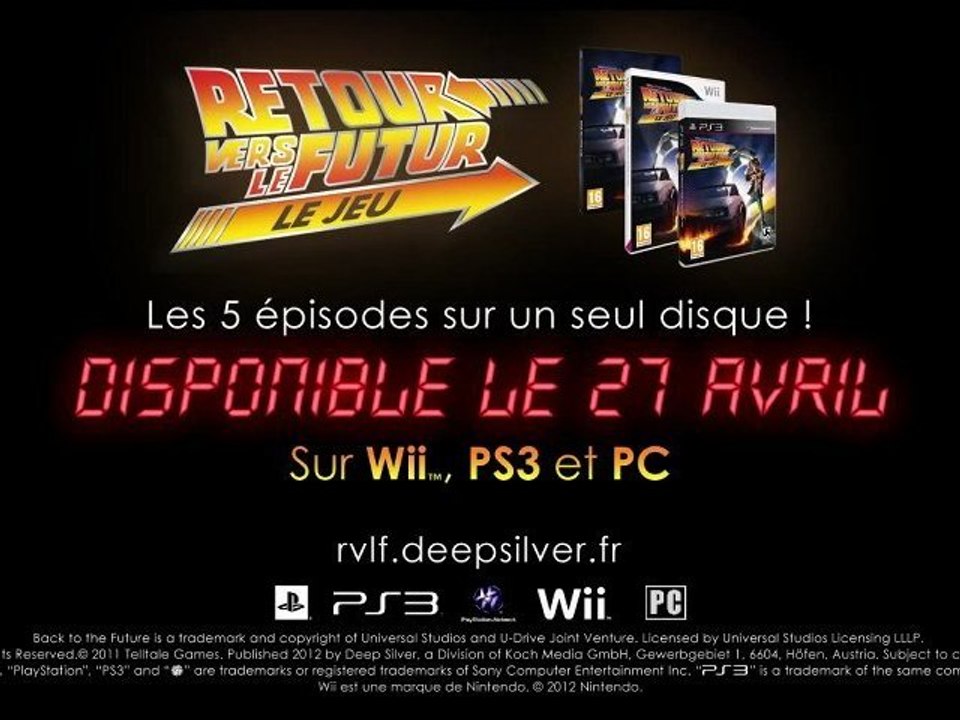 Retour Vers le Futur - Le Jeu sur Wii, PS3 et PC [HD] - Vidéo Dailymotion