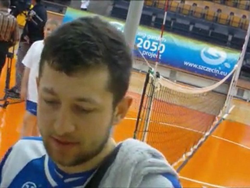 Pomeczowa rozmowa z Michałem Dudkiem - rozgrywającym AZS Radex Szczecin