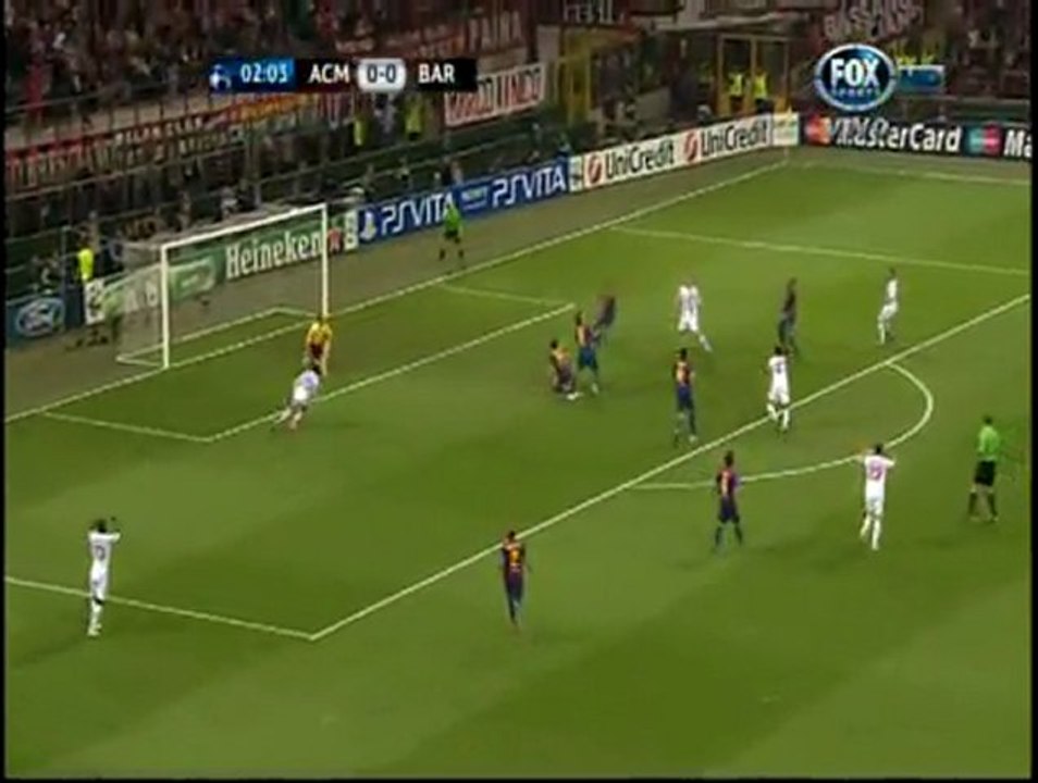 Errores no Forzados del Barcelona ('5) - Milan vs Barcelona - Champions League 2011/2012