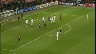 Circuito Dani Alves-Messi ('87) - Milan vs Barcelona - Champions League 2011/2012