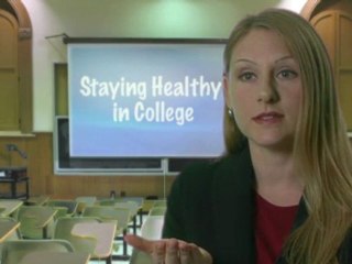 How can I choose healthy foods in my college's  cafeteria?