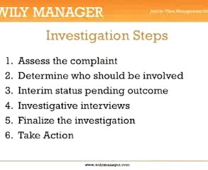 Employee Investigations - A How To Guide for Busy Managers