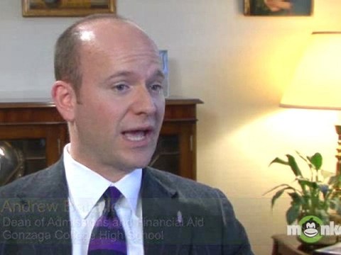 Should my child be the one asking questions when meeting with someone from the admissions office?