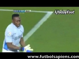 Ruben Castro celebra con la psicóloga del Betis