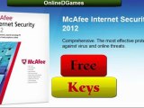 MCafee Antivirus Plus 2012 Key(Free Activation Serial Code)  MCafee Internet Security Suite 2012