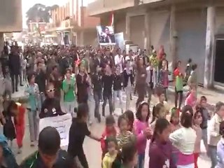 فري برس  الحسكه احرار الدرباسية الاثنين الوفاء للشهيد جوان2 4 2012 ج2