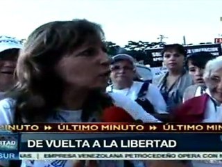 Piedad Córdoba: Estamos muy felices y contentos