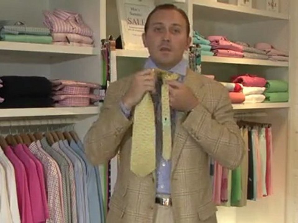 How to Tie a Tie - Four in Hand Knot