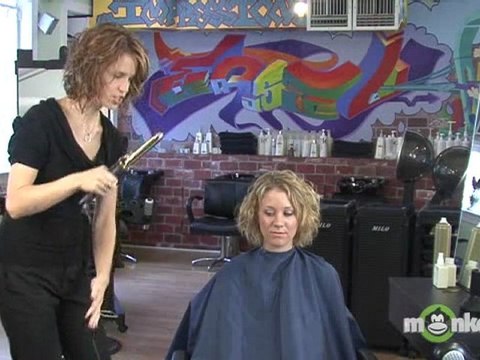 Styling Wavy Hair with a Curling Iron