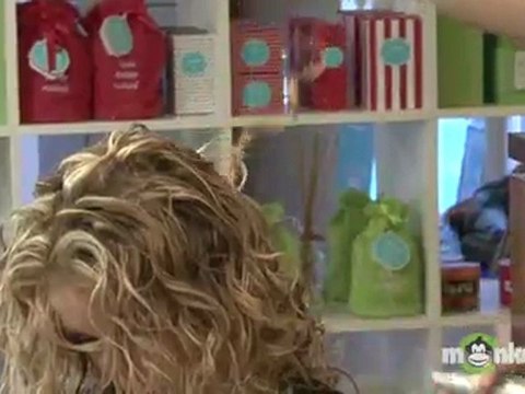 Finishing Curly Hair with Product