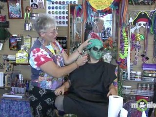 Face Paint - Creating the Alien Eyes