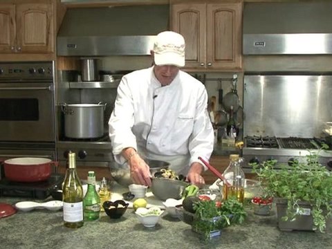 Mussels - Finishing the Vinaigrette