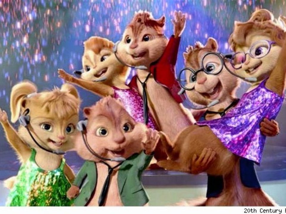 Chipmunks ~ Party Rock Anthem Real Voices