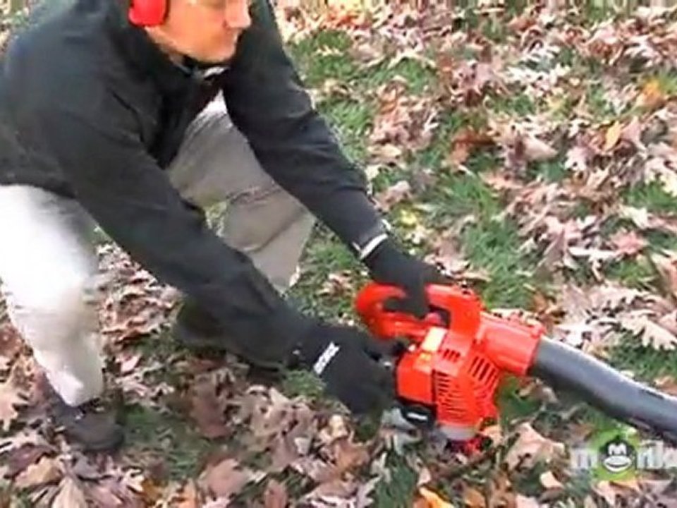 Starting a Gas Leaf Blower