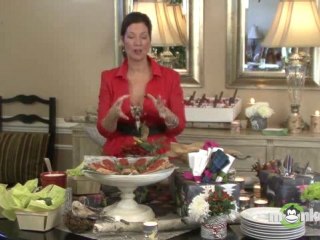 Holiday Party Planning - Setting a Buffet Table