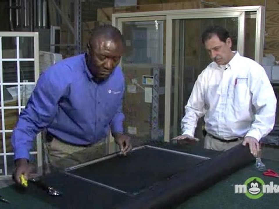 Installing the New Screen in the Window