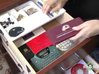 Organizing a Supply Drawer for Your Home Office