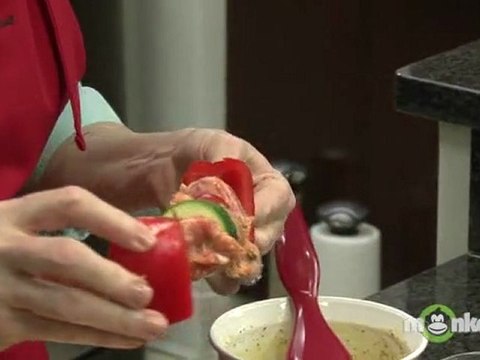 Tailgating Recipes - Sausage and Vegetable Kebabs with Mustard Sauce