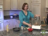 Snack Recipes - Pita Crisps With Red Pepper Spread