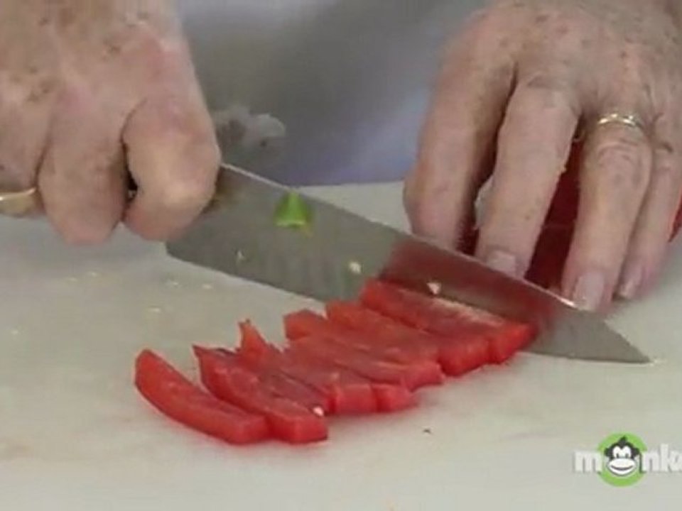 How To Dice Peppers