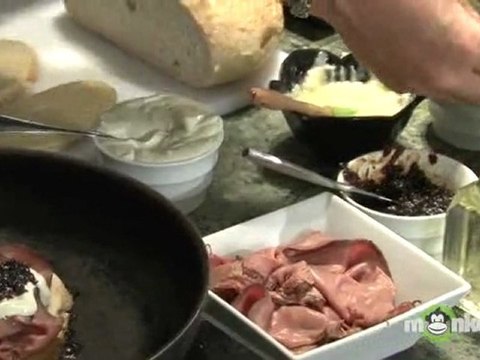 Grilled Cheese Sandwich - Roast Beef, Blue Cheese and Red Onion Jam