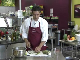 Vegetable Preparation - Peel and Cut Asparagus