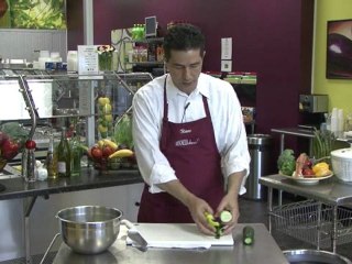 Vegetable Preparation - Peel and Cut a Cucumber