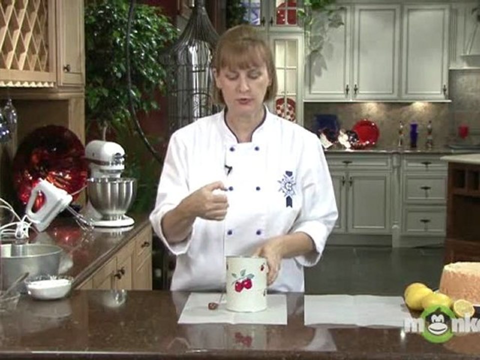Lemon Angel Food Cake - Preparing the Dry Ingredients