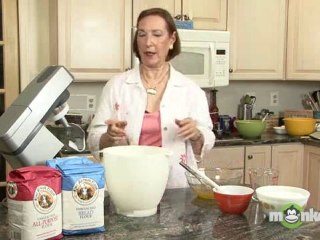 Mixing Challah Bread Ingredients