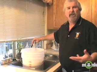 Brew Beer-Rack to Settling Bucket