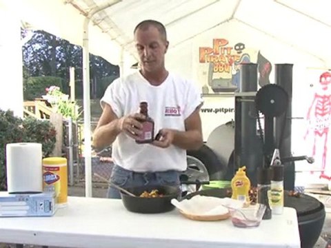 Cooking BBQ Baked Beans for Your Chicken