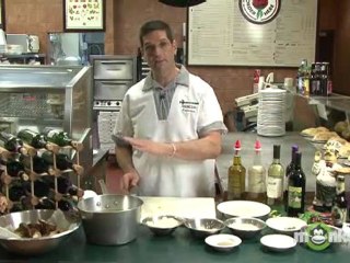Mincing the Garlic for Mushroom Risotto