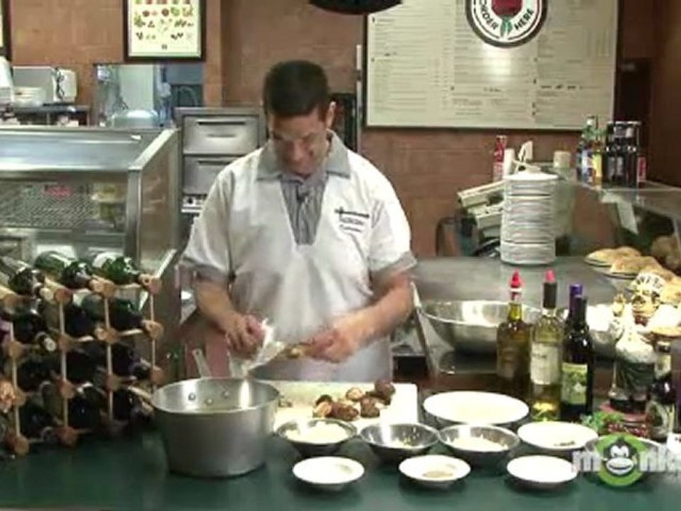 Preparing the Mushrooms for Risotto