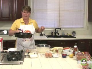Healthy Meals - How to Make a Baked Blueberry Pancake