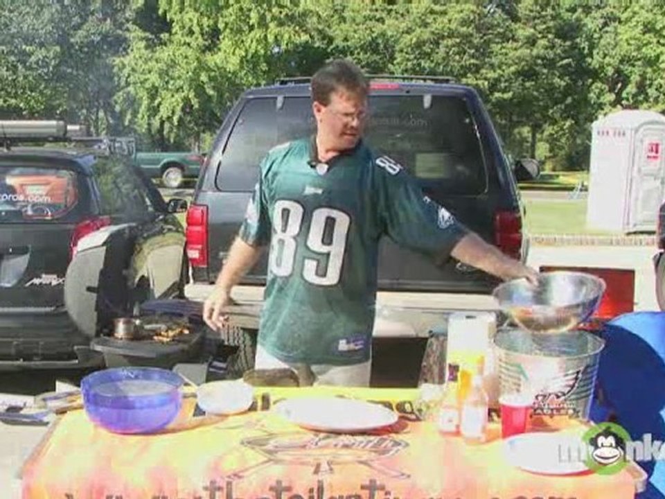 Cooking and Serving Tailgate Chicken Wings