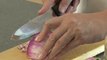 Italian Recipes - Cutting the Onions  for Panzanella