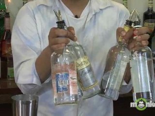 Bar Basics - How to Pour Four Bottles at Once