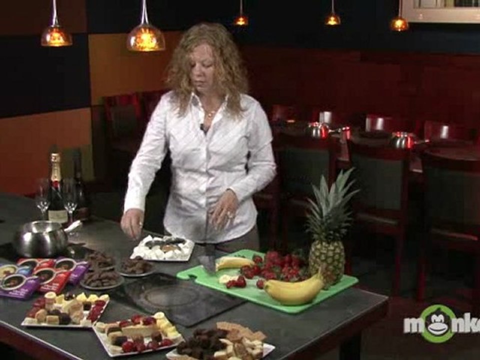Chocolate Fondue Preparation