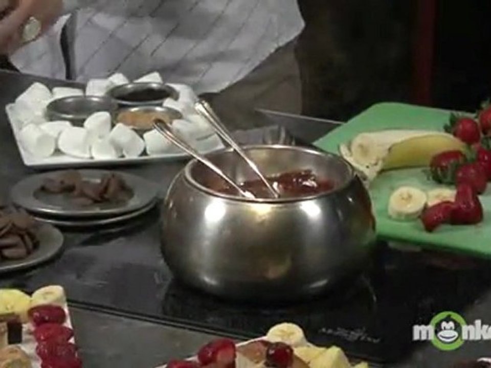 Chocolate Fondue - Milk Chocolate Smores