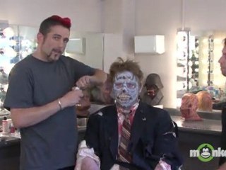 Finishing Zombie Makeup