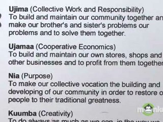 The Seven Principles and Days of Kwanzaa