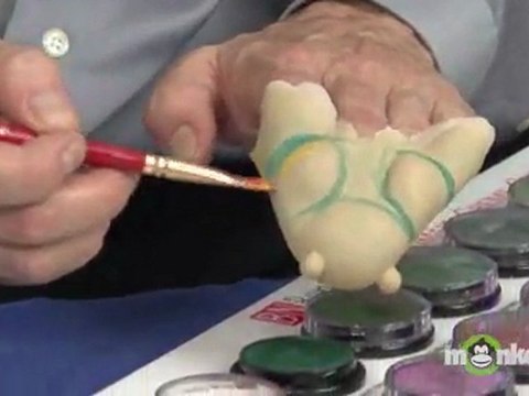 Witch Halloween Makeup - Coloring the Prosthetics