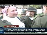 FARC libera a los 10 uniformados retenidos
