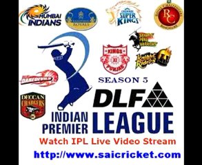 IPL T20 Live Streaming - 2013 - WWW. IPLMATCHONLINE.COM