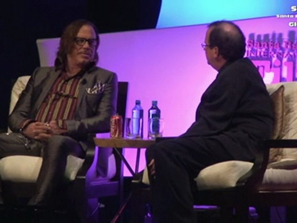 Mickey Rourke Celebrity Famous Celeb Interview Santa Barbara SBIFF
