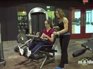 Gym Weight Circuit - The Seated Leg Curl